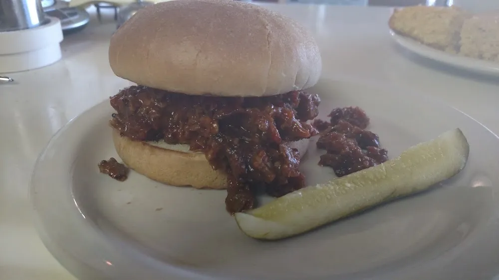 Chopped Brisket Sandwich