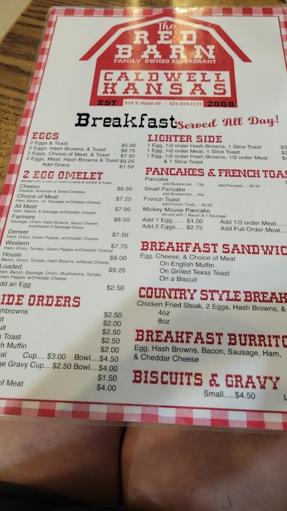 Red Barn Family Restaurant Menu image 4